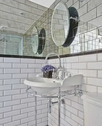 Everything About Antique Mirror Tile, What Colour Grout For Mirror Tiles